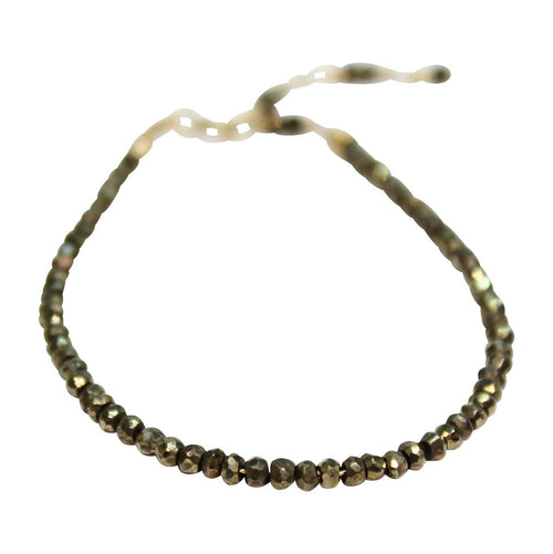 Gold Pyrite Gemstone Bracelet