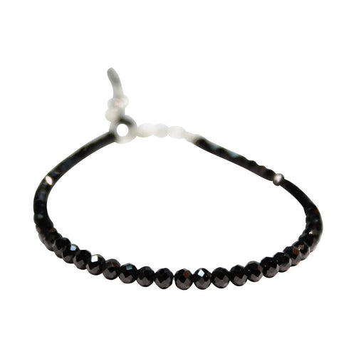 Silver Spinel Gemstone Bracelet