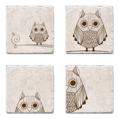 Coasters - Owl Set