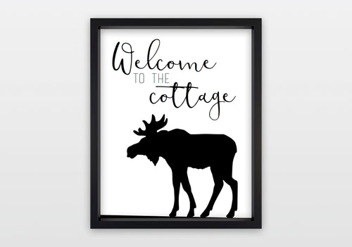 Welcome to the Cottage - Personalized Print