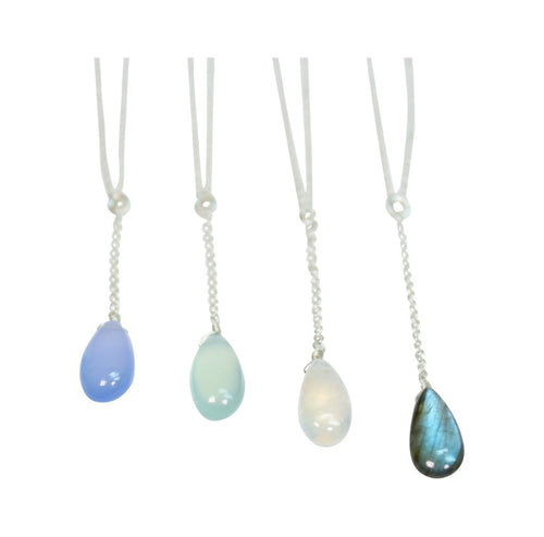 Gemstone Lariat Necklace