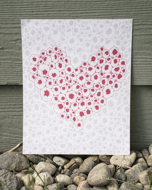 Barnacle Heart Print